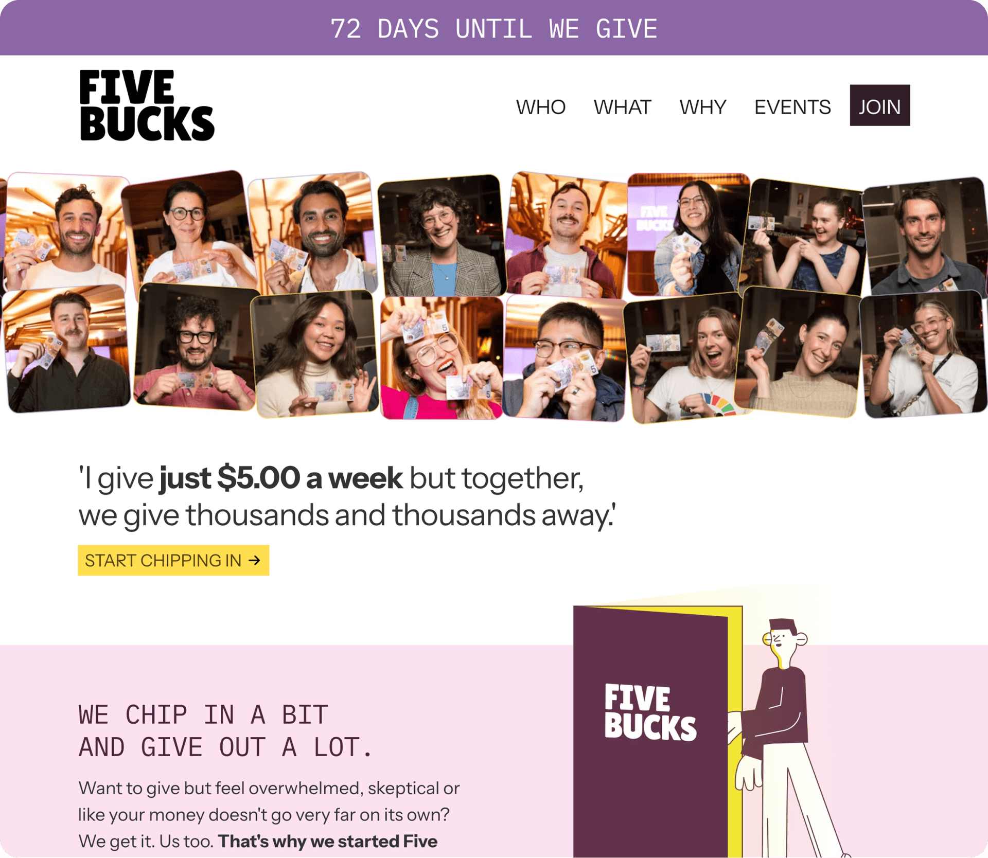 Five Bucks Website